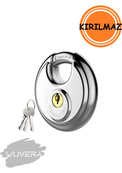 Oval 80 mm Kilit – Güvenliği Ciddiye Alanlar Için