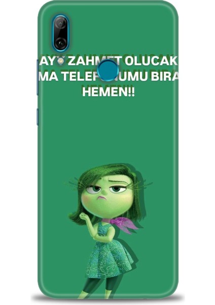 Huawei P Smart 2019 Kılıf Hd Baskılı Kılıf + Seramik Tam Kaplayan Ekran Koruyucu 154