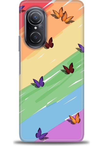Huawei Nova 9 Se Kılıf Hd Baskılı Kılıf + Seramik Tam Kaplayan Ekran Koruyucu 420