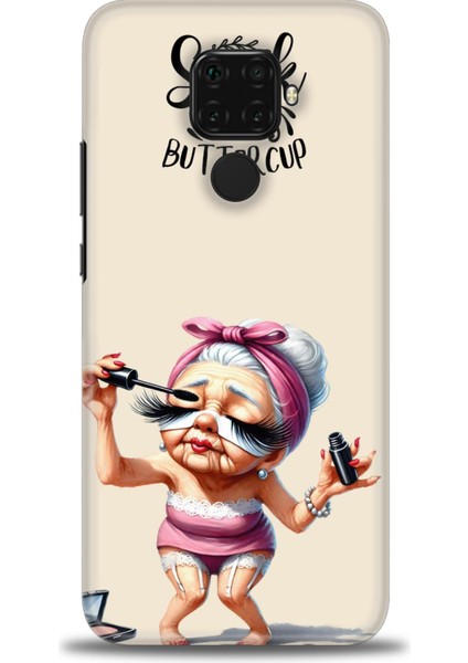 Huawei Mate 30 Lite Kılıf Hd Baskılı Kılıf + Seramik Tam Kaplayan Ekran Koruyucu 50