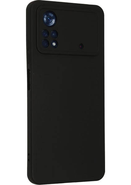Xiaomi Poco X4 Pro 5g Kılıf Nano Içi Kadife Silikon - Siyah Ynsmr