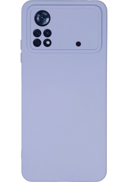 Xiaomi Poco X4 Pro 5g Kılıf Nano Içi Kadife Silikon - Lila Ynsmr