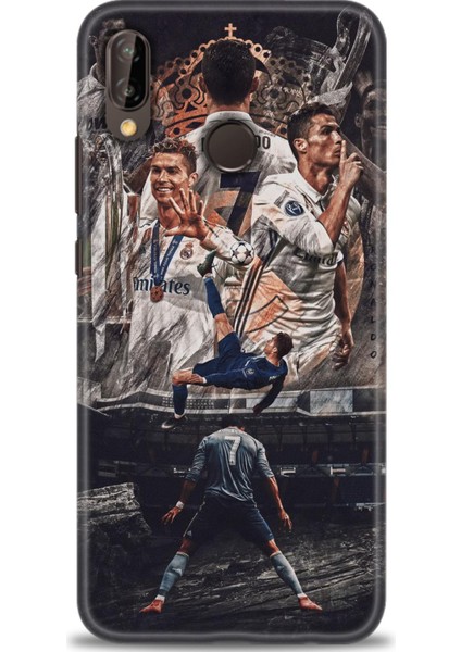 Huawei P20 Lite Kılıf Hd Baskılı Kılıf + Seramik Tam Kaplayan Ekran Koruyucu 10