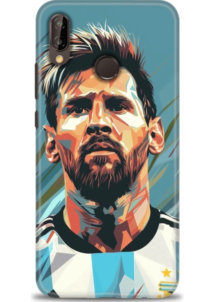 Huawei P20 Lite Kılıf Hd Baskılı Kılıf + Seramik Tam Kaplayan Ekran Koruyucu 13