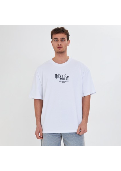 Peç Baskılı Oversize T-Shirt