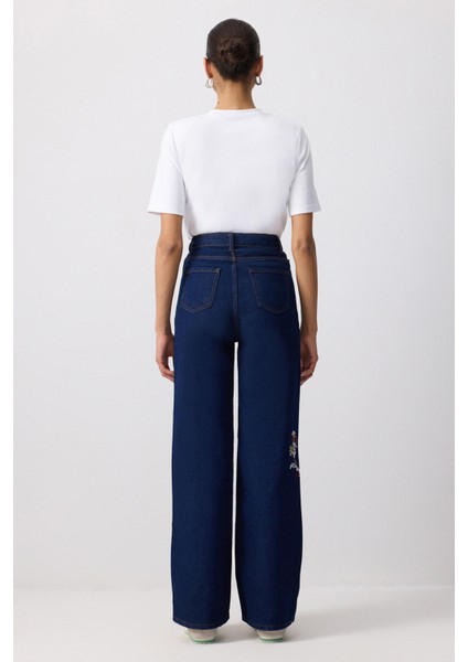 Nakışlı Denim Pantolon fırsatları