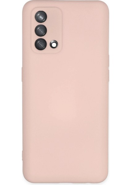 A74 4g Kılıf Nano Içi Kadife Silikon - Pudra Ynsmr