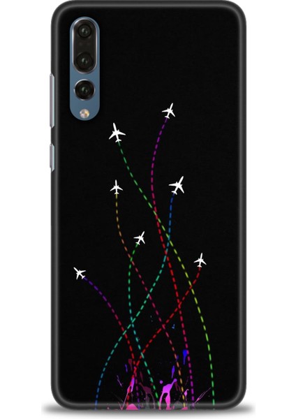 Huawei P20 Pro Kılıf Hd Baskılı Kılıf + Seramik Tam Kaplayan Ekran Koruyucu 388