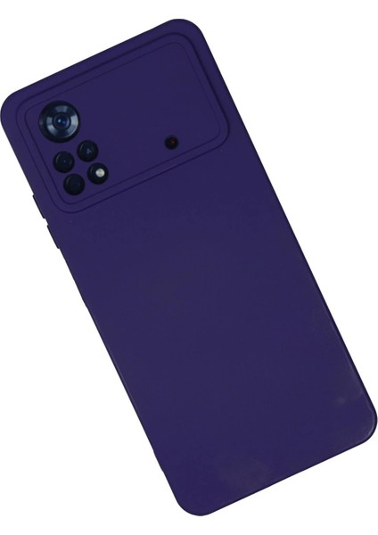 Xiaomi Poco X4 Pro 5g Kılıf Nano Içi Kadife Silikon - Mor Ynsmr