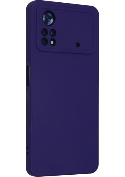 Xiaomi Poco X4 Pro 5g Kılıf Nano Içi Kadife Silikon - Mor Ynsmr