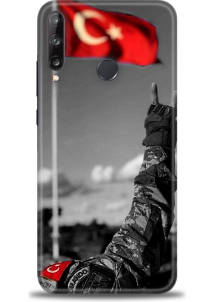 Huawei P40 Lite E Kılıf Hd Baskılı Kılıf + Seramik Tam Kaplayan Ekran Koruyucu 35