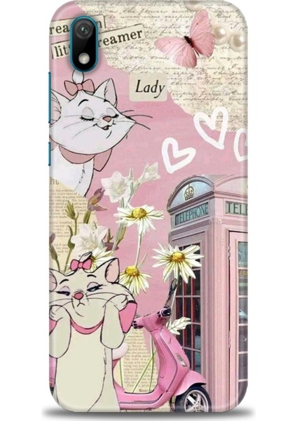 Huawei Y5 2019 Kılıf Hd Baskılı Kılıf + Seramik Tam Kaplayan Ekran Koruyucu 218