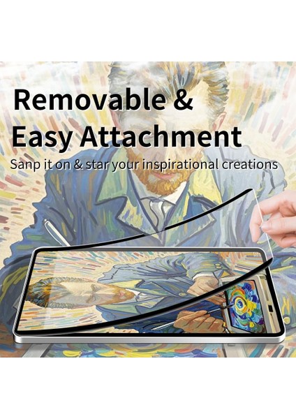 Samsung Galaxy Tab S8 Ultra Mıknatıslı Kağıt Hissiyatlı Yansıma Önleyici Mat Paperlike Magnetic Ekran Koruyucu SM-X900