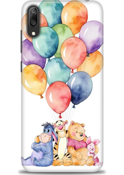 Huawei Y7 Prime 2019 Kılıf Hd Baskılı Kılıf + Seramik Tam Kaplayan Ekran Koruyucu 60