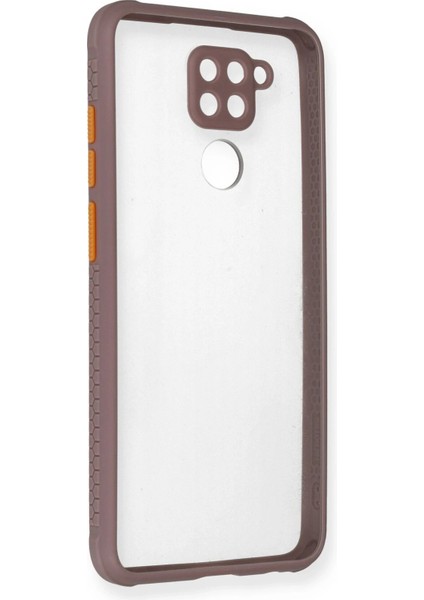 Xiaomi Redmi Note 9 Kılıf Miami Şeffaf Silikon - Açık Mor Ynsmr