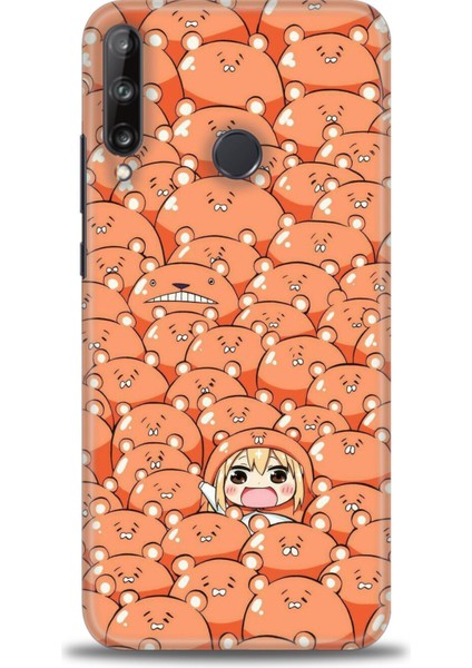 Huawei P40 Lite E Kılıf Hd Baskılı Kılıf + Seramik Tam Kaplayan Ekran Koruyucu 500