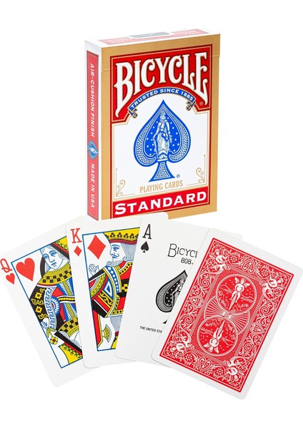 Rider Back International Standard Index Oyun Kartı, Mavi/kırmızı