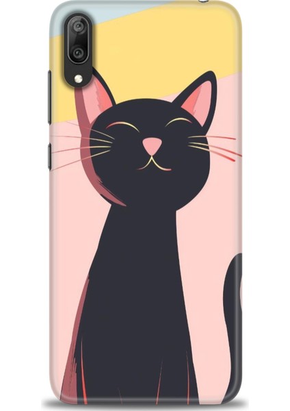 Huawei Y7 Prime 2019 Kılıf Hd Baskılı Kılıf + Seramik Tam Kaplayan Ekran Koruyucu 66