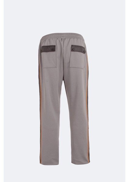 Isaora Şerit Detaylı Streç Relaxed Fit Normal Bel Düz Paça Jogger Pantolon Erkek Pantolon M24S5404 Nrd