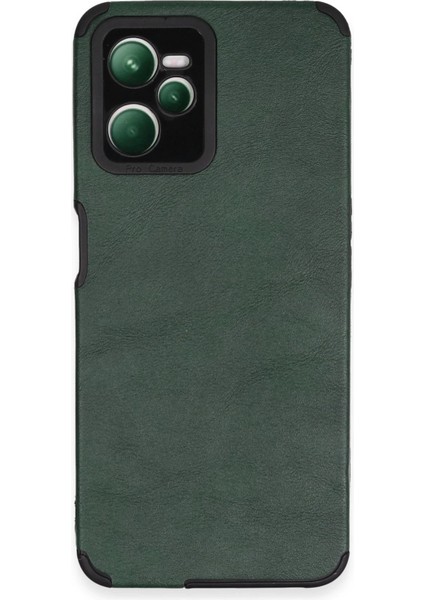 Realme C35 Kılıf Loop Deri Silikon - Yeşil Ynsmr