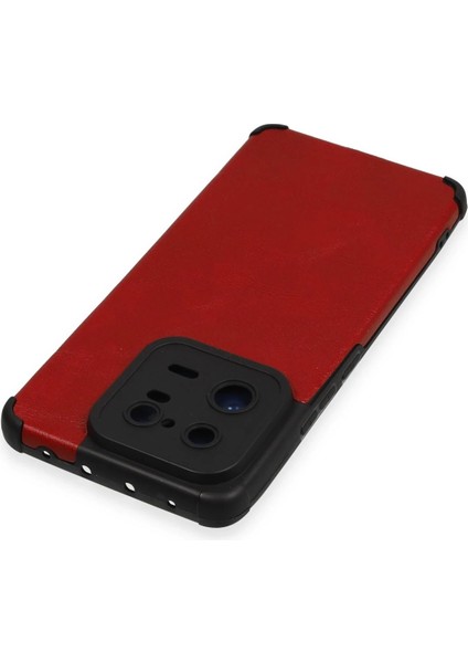 Xiaomi Mi 13 Pro Kılıf Loop Deri Silikon - Kırmızı Ynsmr modelleri