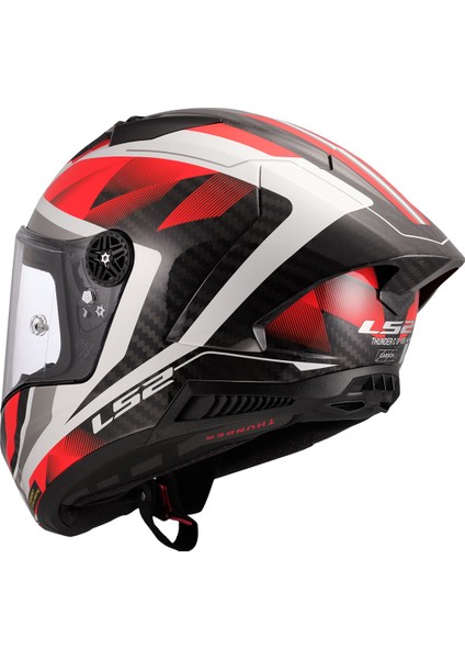 Thunder Karbon Gp Aero Raute Beyaz-Kırmızı Kask indirimleri