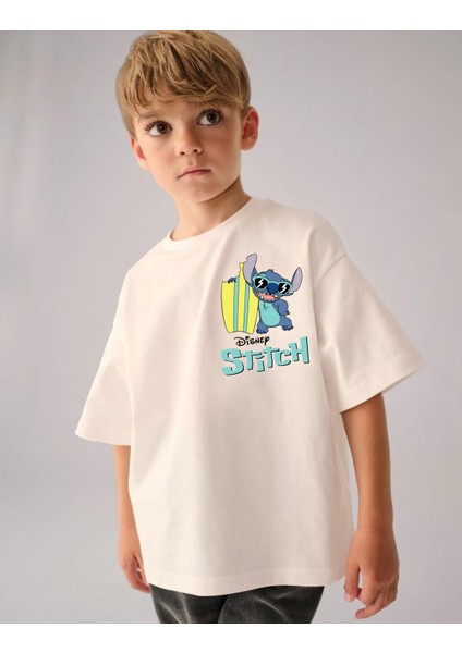 Stitch Özel Tasarım Pamuklu Tişört