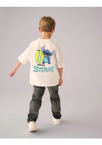 Stitch Özel Tasarım Pamuklu Tişört