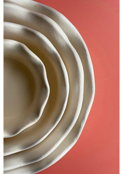 Tart Kase 4'lü Set - Seramik Bisküvi (Ham Ürün) fırsatları