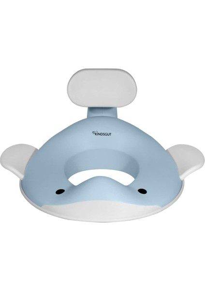 Balina Tasarımlı Çocuk Klozet Adaptörü Kaymaz, Ergonomik, Zararsız Malzeme