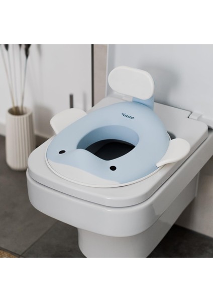 Balina Tasarımlı Çocuk Klozet Adaptörü Kaymaz, Ergonomik, Zararsız Malzeme fiyatları
