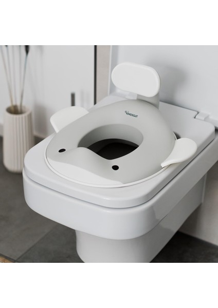 Balina Tasarımlı Çocuk Klozet Adaptörü Kaymaz, Ergonomik, Zararsız Malzeme fiyatları