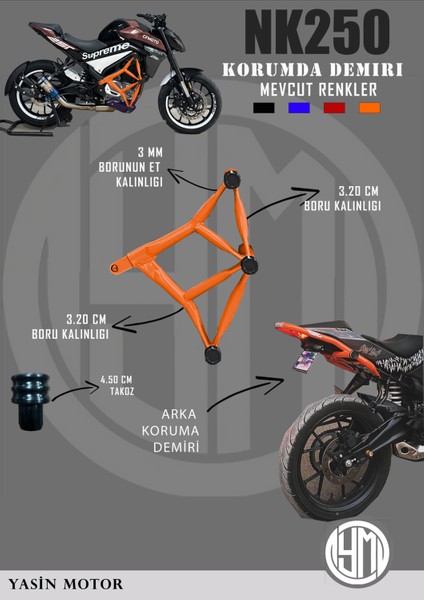 Nk 250 Özel Yapım (ARKA KORUMA DEMİRİ)