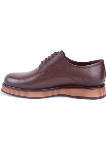 DMA78-20801 Kahve Ortopedik Klasik Spor Erkek Deri Ayakkabı modelleri