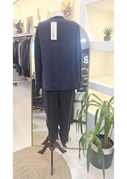 37019 Ipek Kısa Tunik Laçivert modelleri