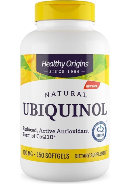 Ubiquinol Active Form Of COQ10 100 mg - Kaneka Ubiquinol 150 Softgels