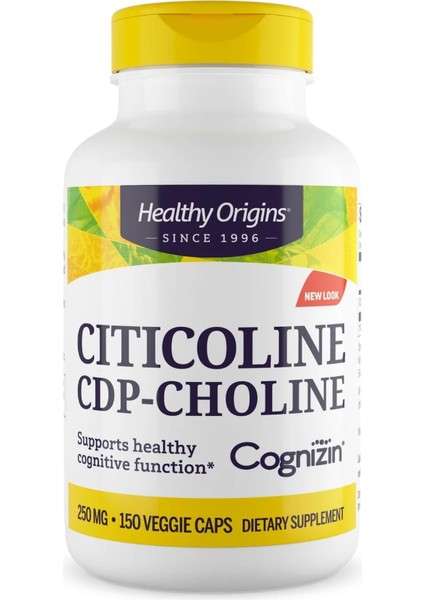 Cognizin Citicoline 250 mg 150 Veggie Capsules