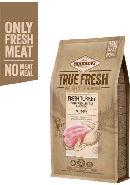 True Fresh Hindili Tahılsız Yavru Köpek Kuru Maması 1,4 kg