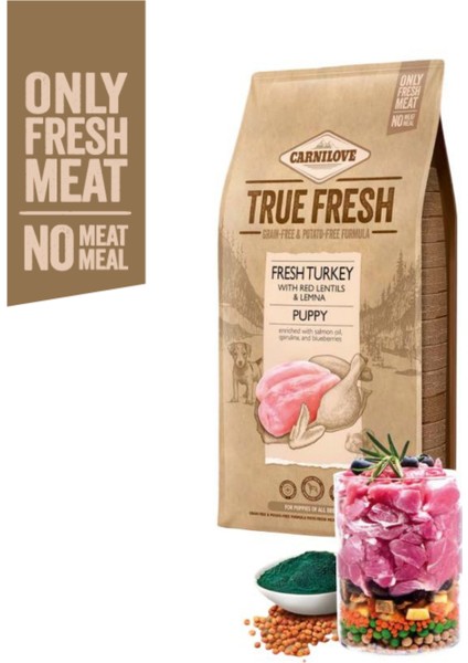 True Fresh Hindili Tahılsız Yavru Köpek Kuru Maması 1,4 kg