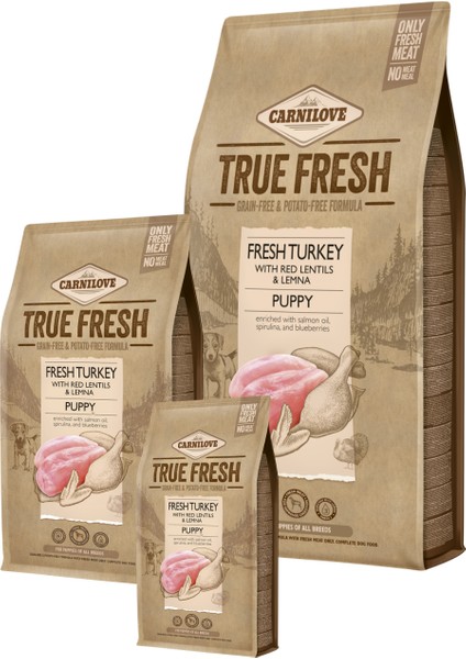 True Fresh Hindili Tahılsız Yavru Köpek Kuru Maması 1,4 kg