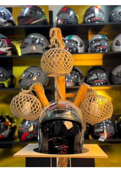 JK526GÜNEŞVİZÖRLÜYARIM Yazlık Kask