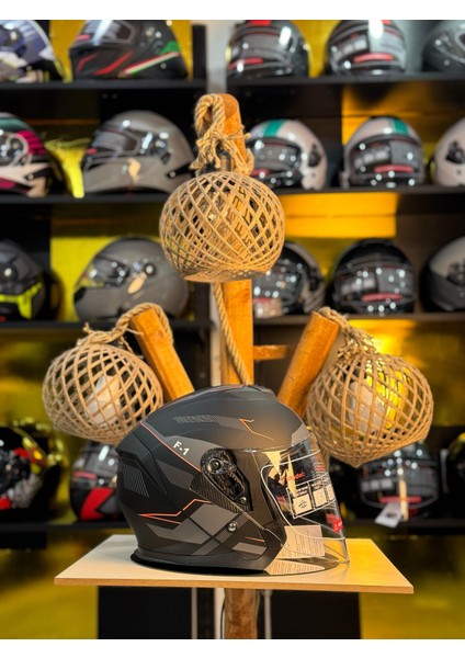 JK526 Güneş Vizörlü Yarım Yazlık Kask