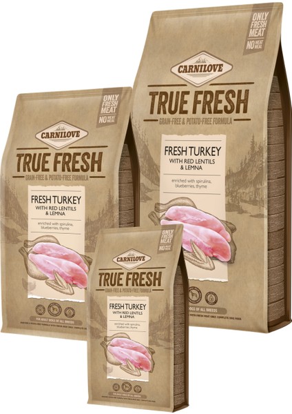 True Fresh Hindili Tahılsız Yetişkin Köpek Kuru Maması 1,4 kg