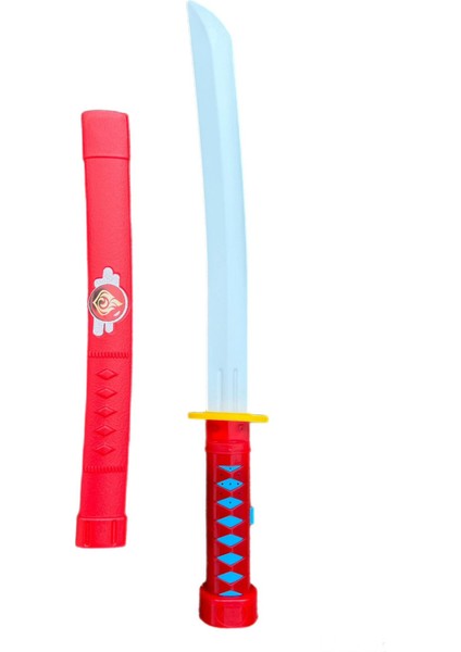 Sesli Işıklı Samuray Oyuncak Kılıç Kılıflı 48 cm