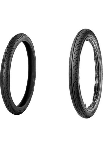 Cg 17 - 18 Ince Dış Lastik Seti - Ön Servis 50/100/17 - Arka An-Las 50/100/18