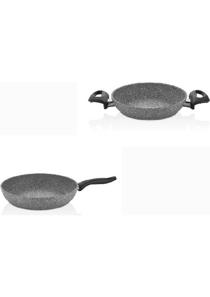 26 cm Granit Tava ve 22 cm Granit Sahan Seti
