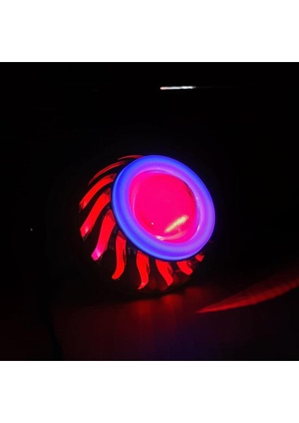 Alev Angel Sis Farı Cg - Çita Angel Far Kırmızı - Mavi Beyaz Çakarlı Angel Far Ampulu