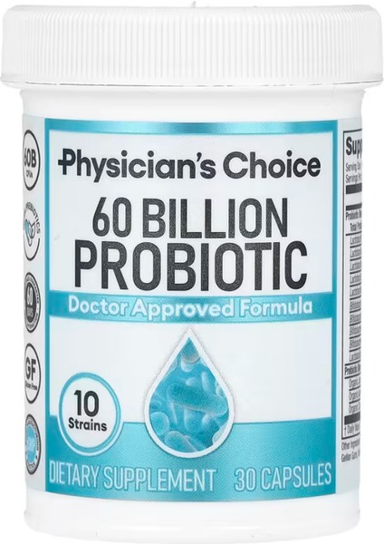 60 Billion Probiotic, 30 Delayed-Release Veggie Capsules