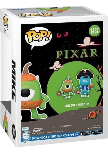 Pop! Disney: Pixar Cadılar Bayramı, Mike Wazowski Figürü, Vinil Koleksiyon modelleri