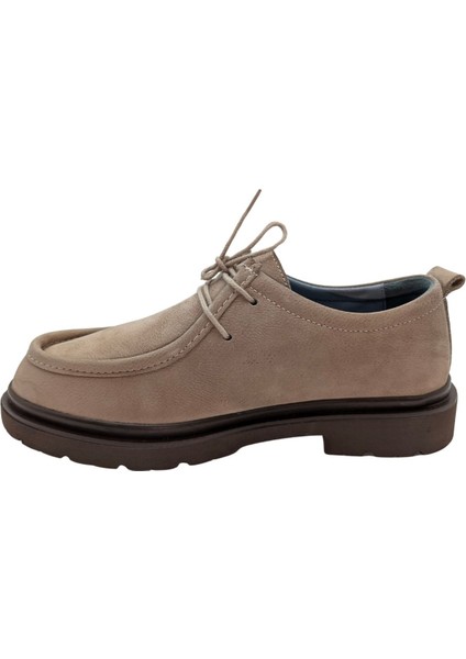 Huguette | Erkek Deri Casual Ayakkabı - Huguette - Kum - 43
